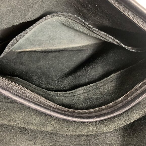 Vintage COACH Soho Fletcher 4150 Black Leather Zip Top Buckle Crossbody Bag 1999 - Picture 16 of 16